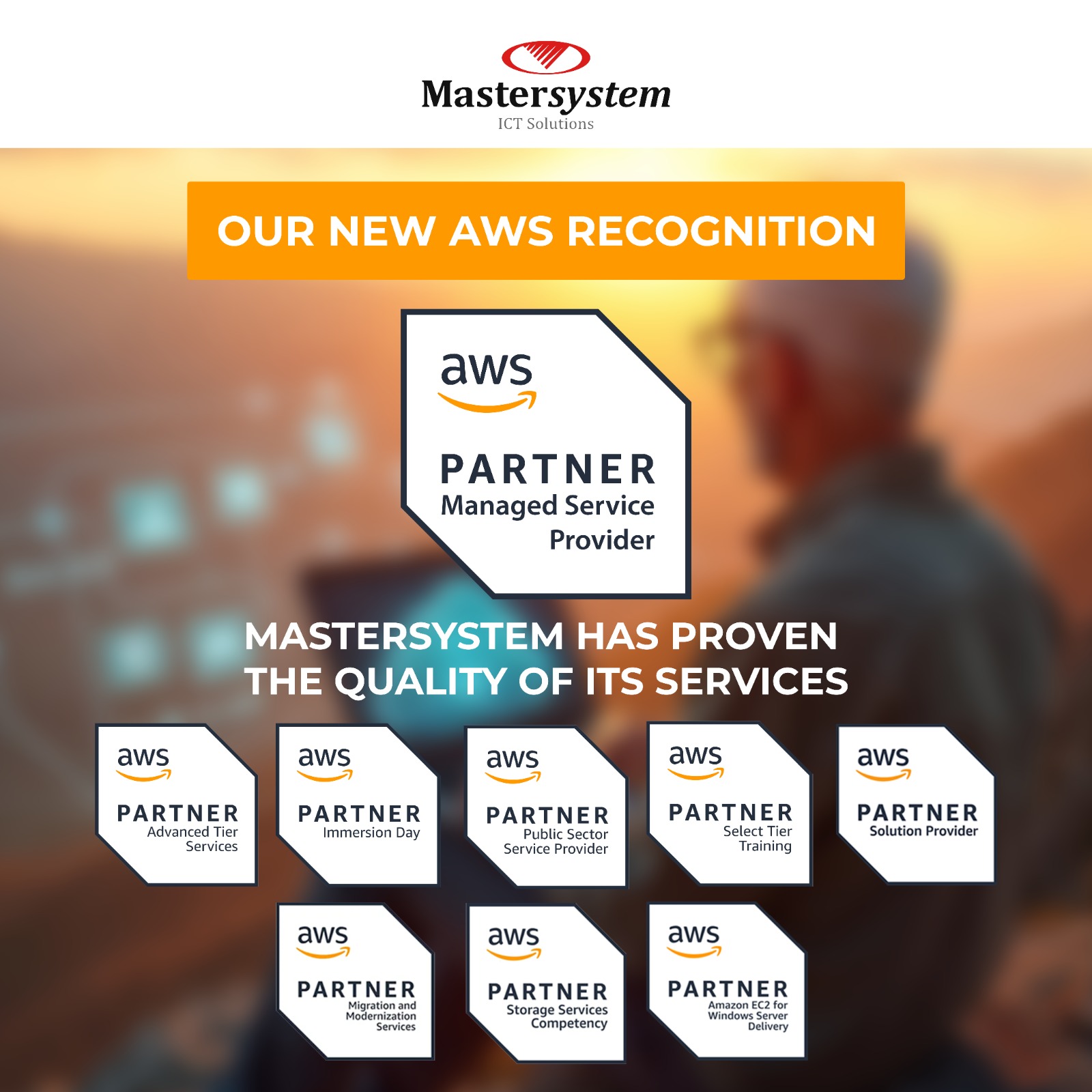 Level Up! Mastersystem Unlocks AWS Managed Service Provider Recognition